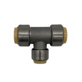 1" x 1" x 3/4" Stainless Steel Push-Fit Tee