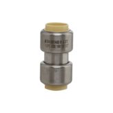 1/2" Stainless Steel Push-Fit Coupling