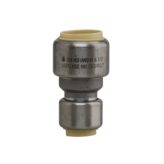 3/4" x 1/2" Stainless Steel Push-Fit Coupling