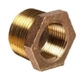 1-1/2" Male NPT x 1" Female NPT Brass Bushing (Lead Free)