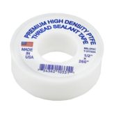 1/2" White 260" x .004" (1.5g/cm3) High Density Food Grade T-Tape